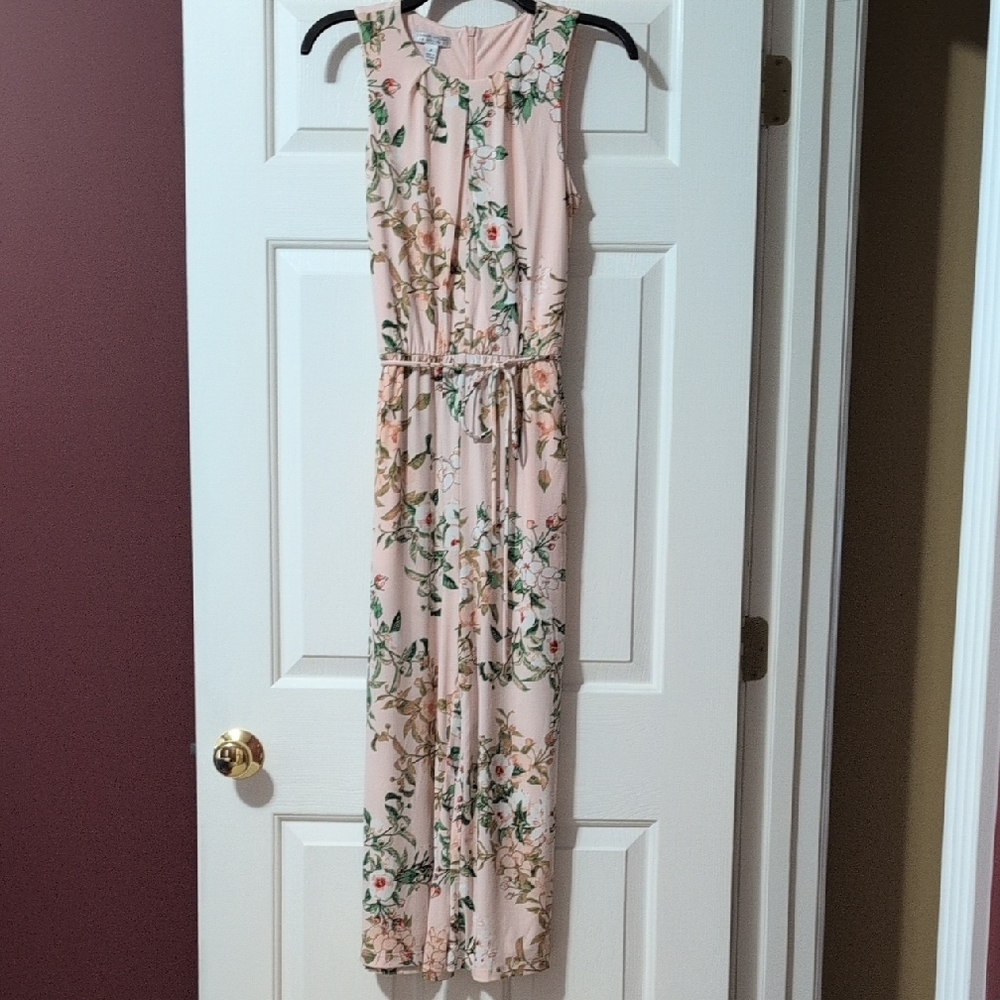 London Style Collection Pink Floral Dress